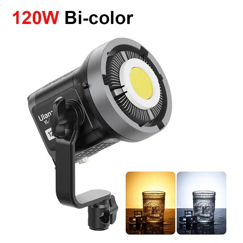 Ulanzi VL-120Bi 120W V-Mount Video Light Fill Light 2700-6500K V