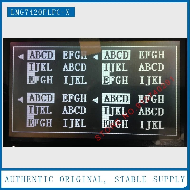 LMG7420PLFC-X 기존 5.1 인치 LMG7420PLFC X LCD 디스플레이 스크린 패널 240*128 호환 가능 새로운 블루 LCD 패널