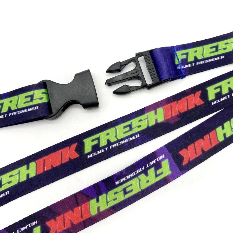 

Manufacturer Free Sample Promotional Cheap Custom Printed Polyester Neck Lanyard With Logo