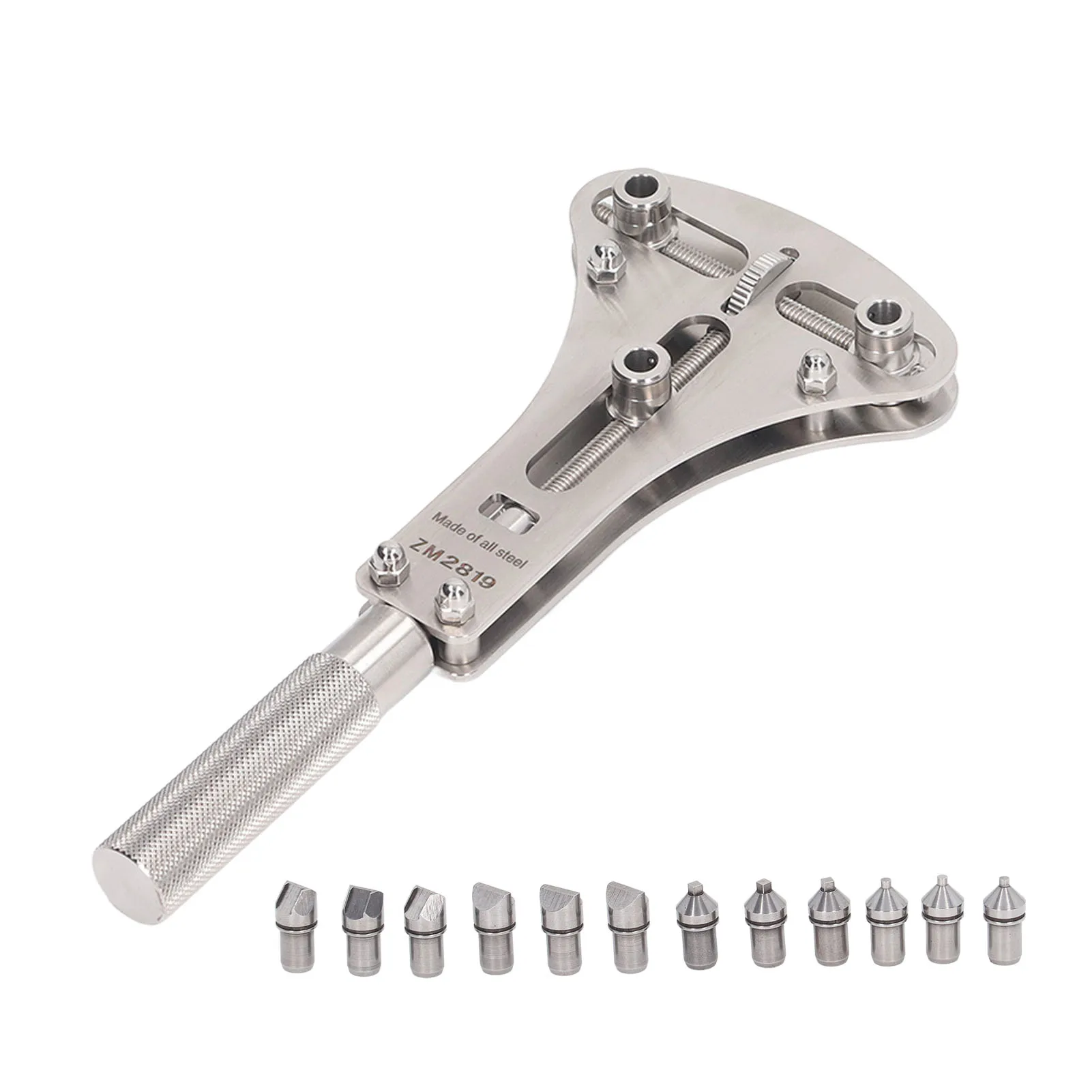 Stainless Steel Watch Case Back Opener and Battery Replacement Tool