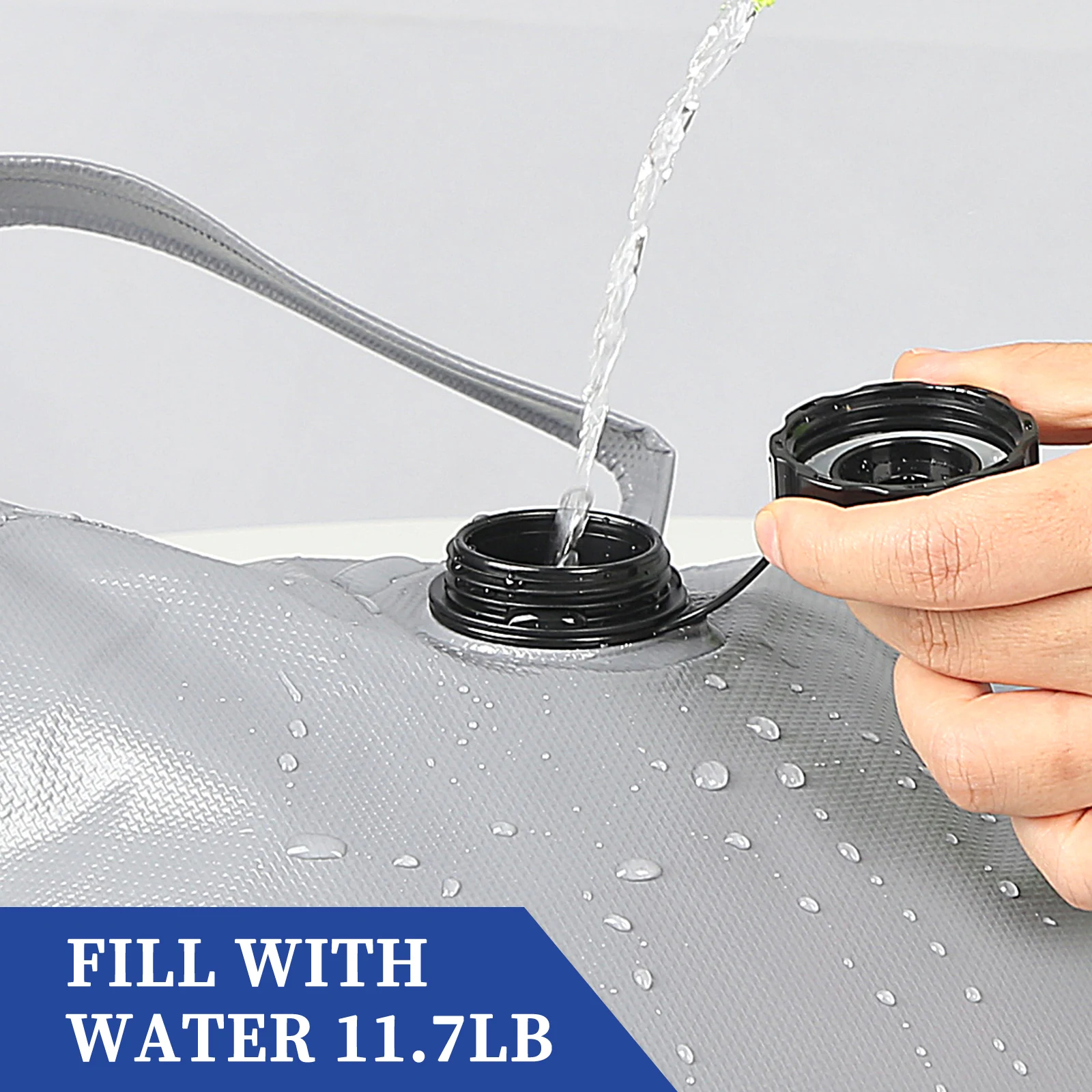 블랙 듀티 워터 백 웨이트 백 샌드백, 무거운 사진 배경 스탠드, 사진 스튜디오 붐 암 캔틸레버 삼각대