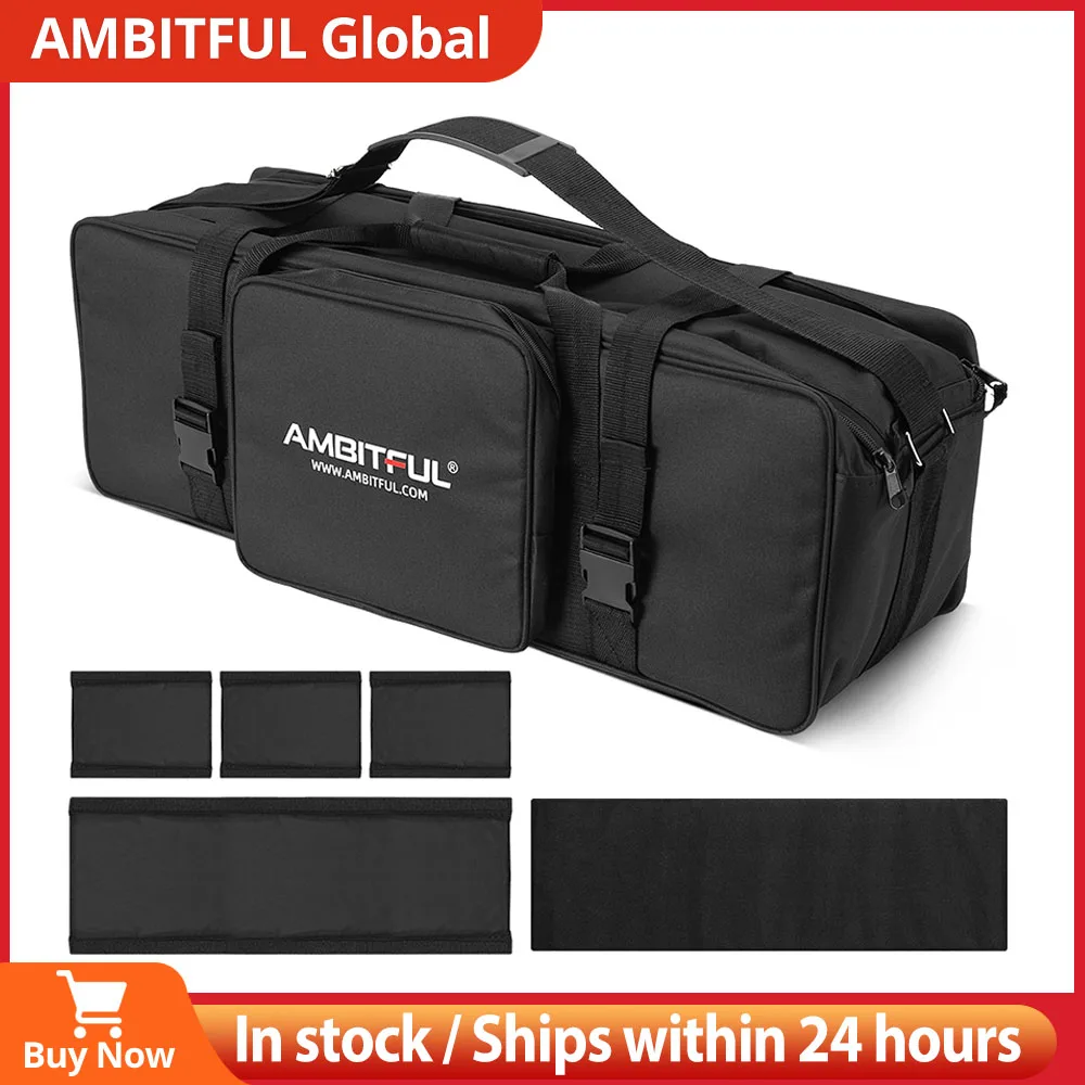 Portable Carry Bag Studio Flash Light & Tripod Light Stand Carry Bag for Photography Studio Flash Bag Kits