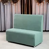 Stretch Armless Sofa Cover Hotel Sofa Slipcover Restaurant Elastic Polar Fleece Spandex Couch Slipcovers Home Internet Bar Cafe 5