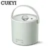 Portable Multicooker large caliber Stew Pot Slow cooker Non-stick Rice Cooker Reservation Noodles Boiler Portable Crock Pot 0.8L 2