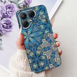 Cute Cat Painted Soft TPU Phone Case - Enhanced Protection and Style for Pova 7 5G (LJ7) (737)