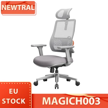 NEWTRAL MAGICH003 Sedia da ufficio ergonomica, schienale con scavo automatico, supporto inferiore per la schiena adattivo, profondità del sedile del poggiatesta regolabile 1