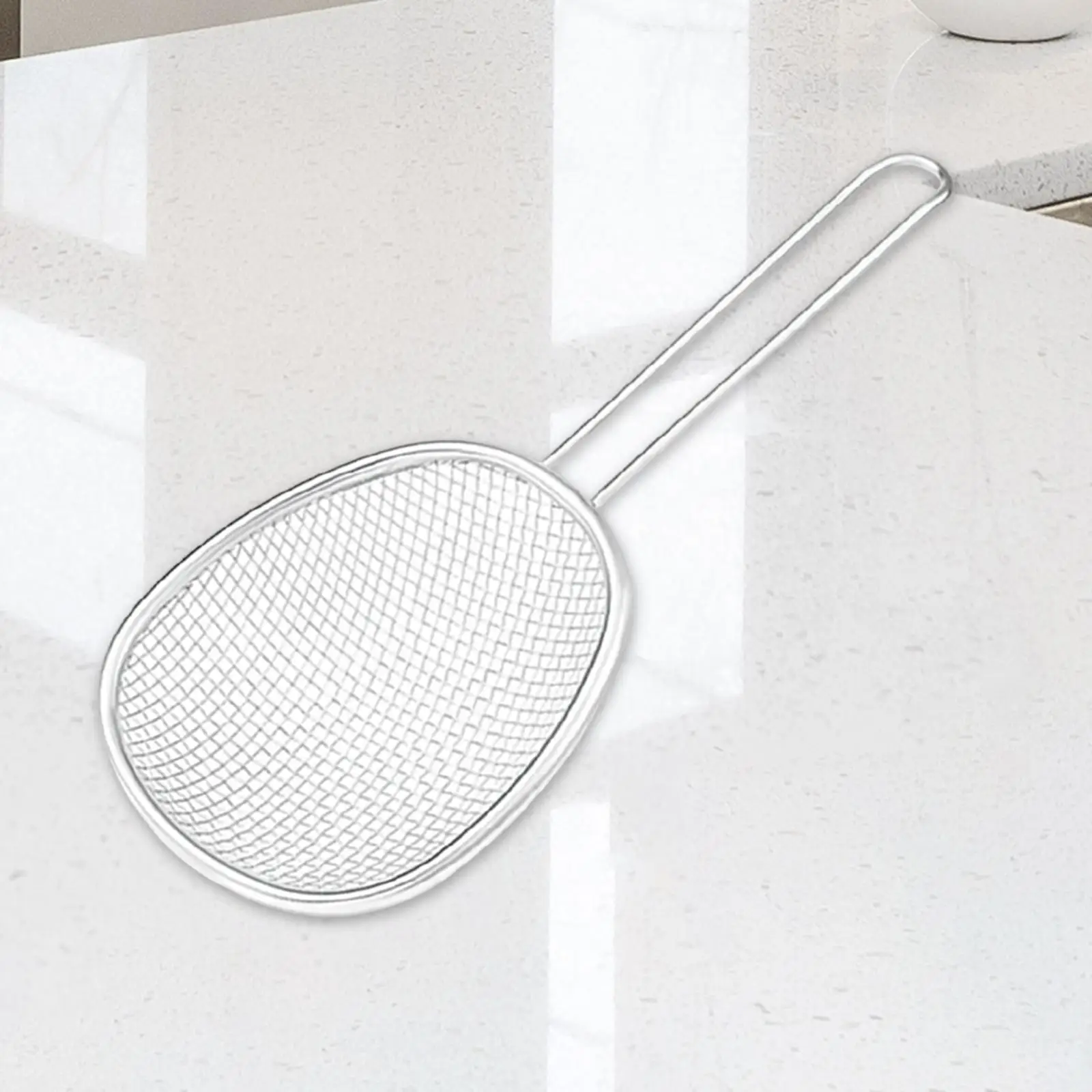 Stainless Steel Pasta Spaghetti Strainer, Ergonomic Handle Kitchen Utensil Dumpling Colander Accessories Food Strainer Colander,