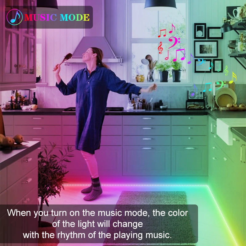 Smart WiFi LED Light Strip Controller with App and Remote Control