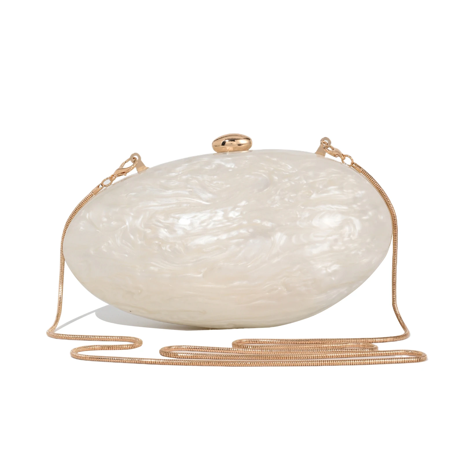 Fashion Acrylic Shell Clutch Evening Bag Shoulder Crossbody Bags With Medium Size Backpack Women Luxury Brand Shopping Cute