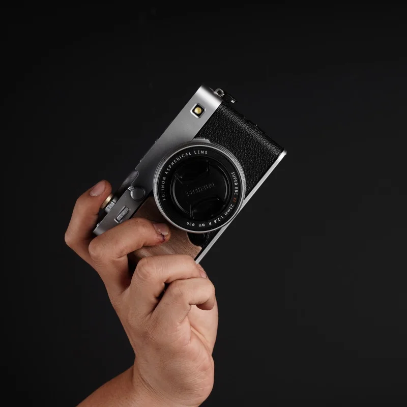 Fujifilm Fuji X-E5 XE5용 목재 손잡이 홀더 미끄럼 방지 스티커