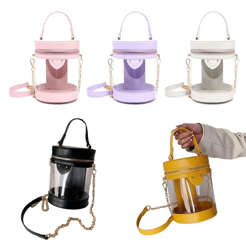

Durable Clear PVC Bag Handbag Shoulder Bags for Organizing and Carrying Items
