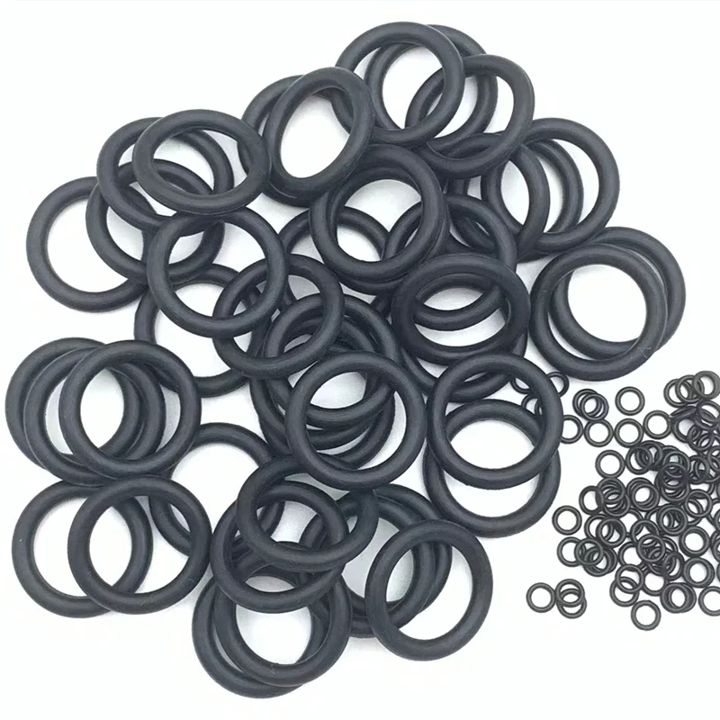 Description Picture 4 of itemCS 2.4mm O-ring Rubber Gaskets Seal Ring Set Nitrile Rubber High Pressure O-Rings NBR Sealing Elastic Band O Rubber Kit