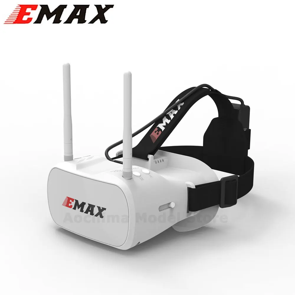 

EMAX 5.8G 48CH FPV Glasses Tinyhawk Diversity Goggle 4.3 Inches 480*320 Video Headset With Dual Antennas 4.2V 1800mAh Battery