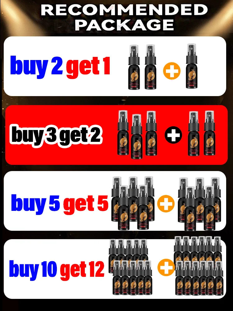Penis Enlargement Spray Men's Penis Enlargement Oil Sexual Intercourse Delay Spray For External Anti-Premature Ejaculation 60-minute