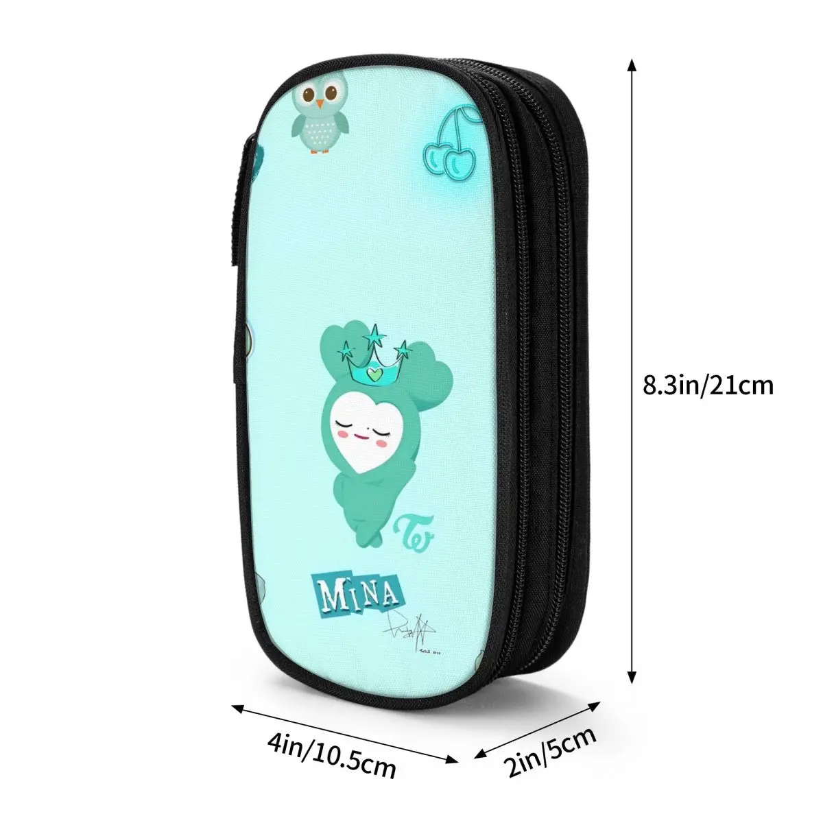 TWICE ペン卒 小物セット Kpop-T-Twices Pencil Cases Fashion Pen Box Bag Student Big