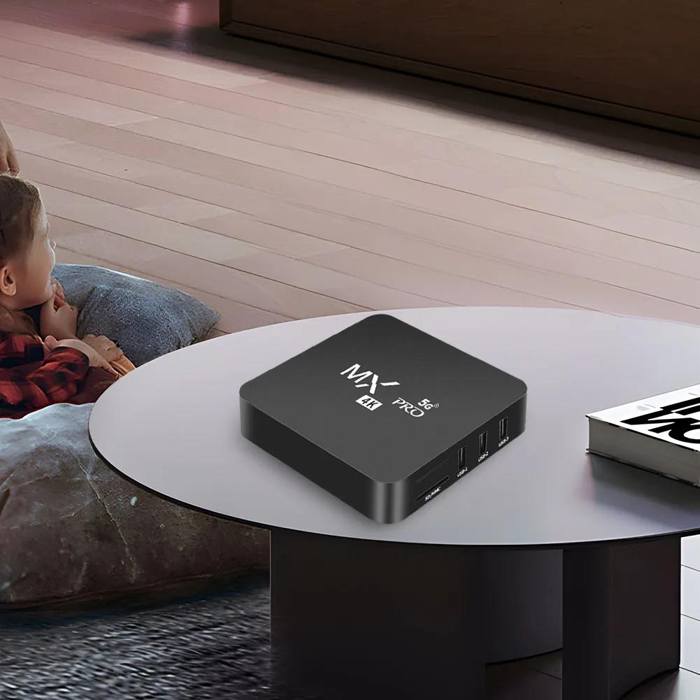 Android 12 Set Top Box RK3228A Quad Core 2.4G&5G Dual WiF TV Media Player RAM 1GB ROM 8GB Video Media Player