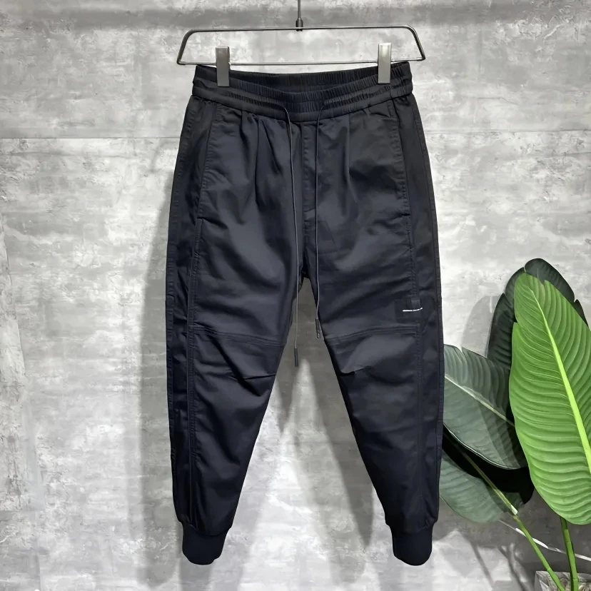 

summer men casual cargo pants ankle length pants plus size 6XL 70 68 66 loose elasticity pencil pants