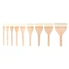 1Pc Flat Paddle Paint Brush with Long Handle 1-4 Inch Large Scale Artist Craft Brush for Oil and Acrylic Paints Art Supplies 5