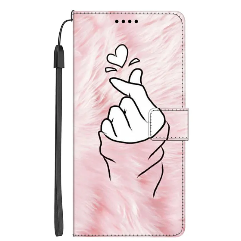 Leather Magnetic Book Cover Flip Wallet Case
