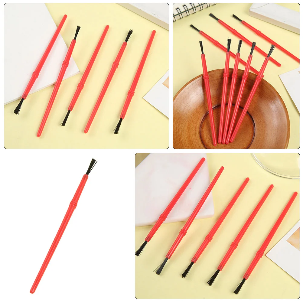 50pcs Painting Brush Small Painting Brush Portable Paintbrushes Pigment Painting Brush for 4