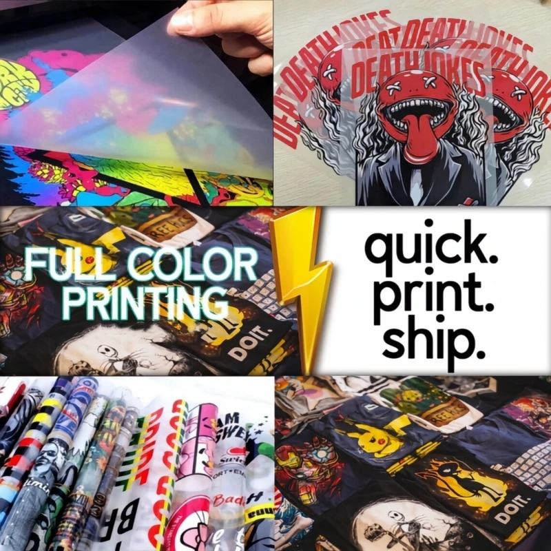Heat Transfers Design High Frequency Screen Printing Vinyl Stickers For Clothing Personalized Soft Plastisol Pattern