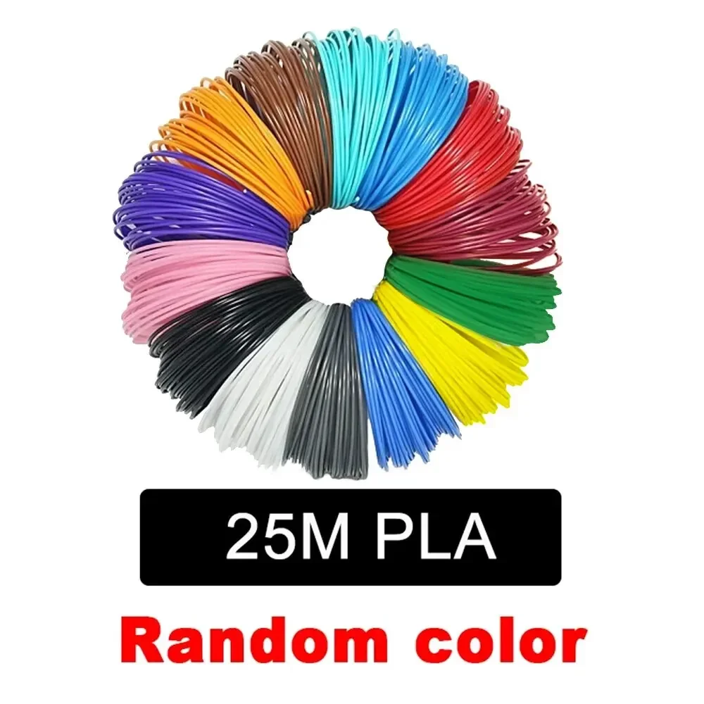 Vibrant Colored PLA Filament - Smoke-Free, Safe Plastic Refill for 3D Children’s Printing Pen