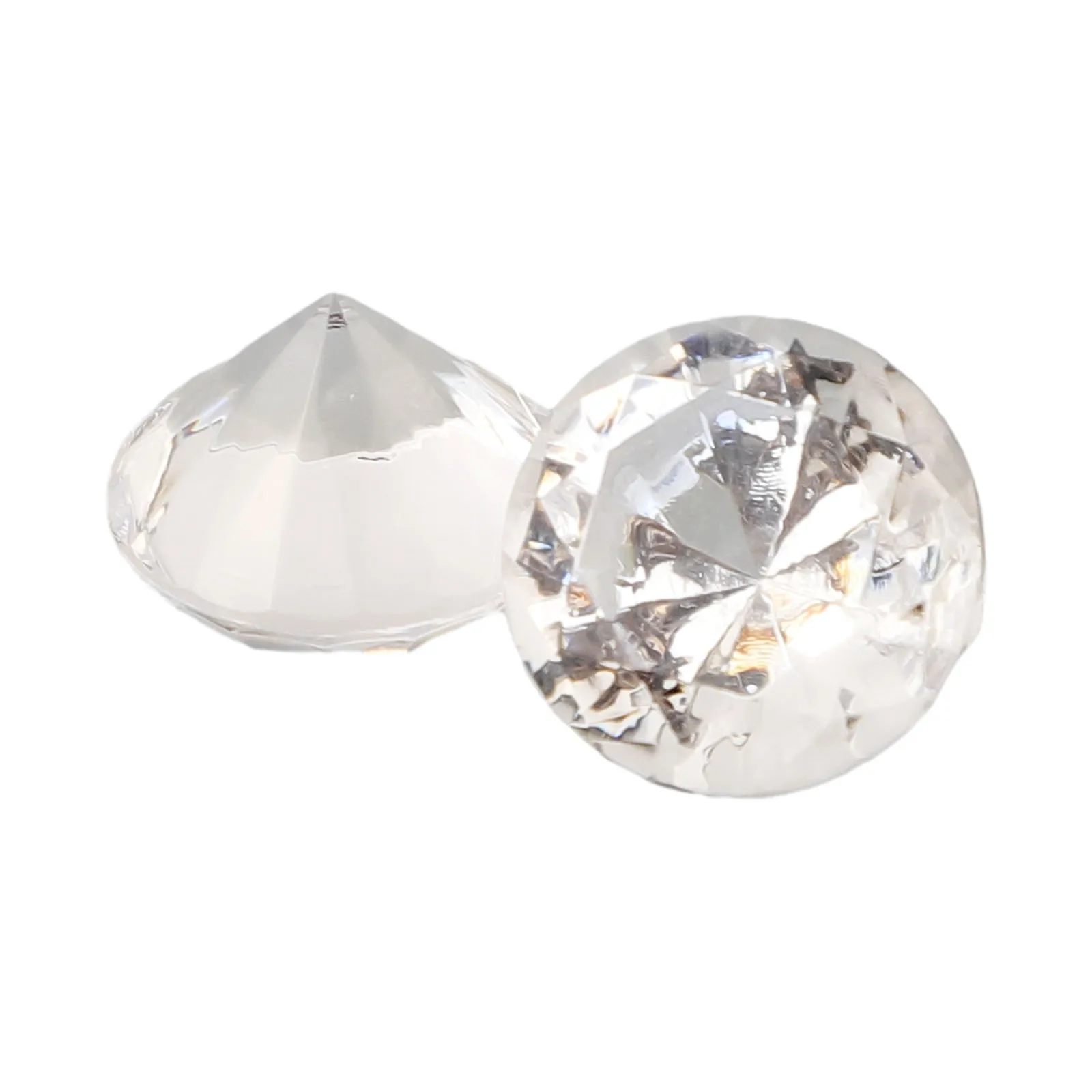 Acrylic Crystal Gems Faux Diamond Filler Props Wedding Party Venue Decorations 20MM Acrylic Crystal Party Favors Home Dec 100pcs glass crystals,rhinestone crystals,rhinestone accessories,diamond accessories