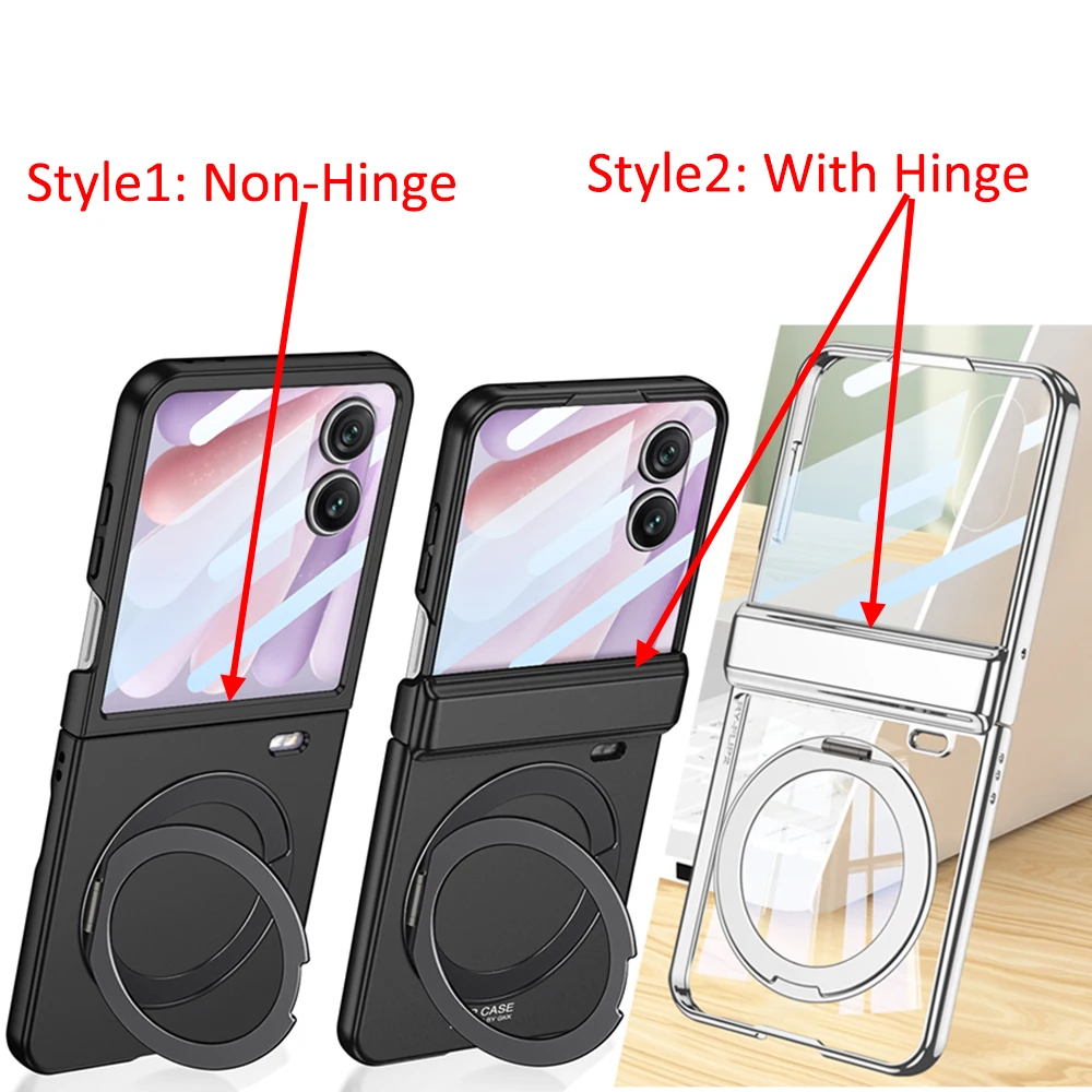 Magnetic Rotating Ring Holder Phone Case