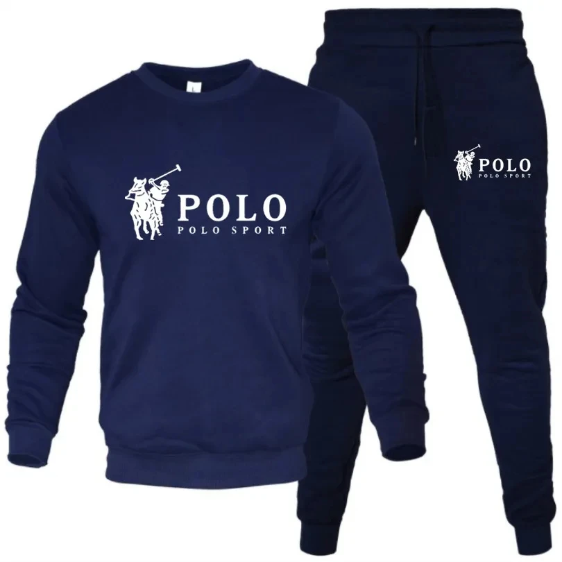 2024 Men's Sports Set Fashion and Leisure Spring and Autumn Combination Hooded Shirt and Pants 2-piece suit
