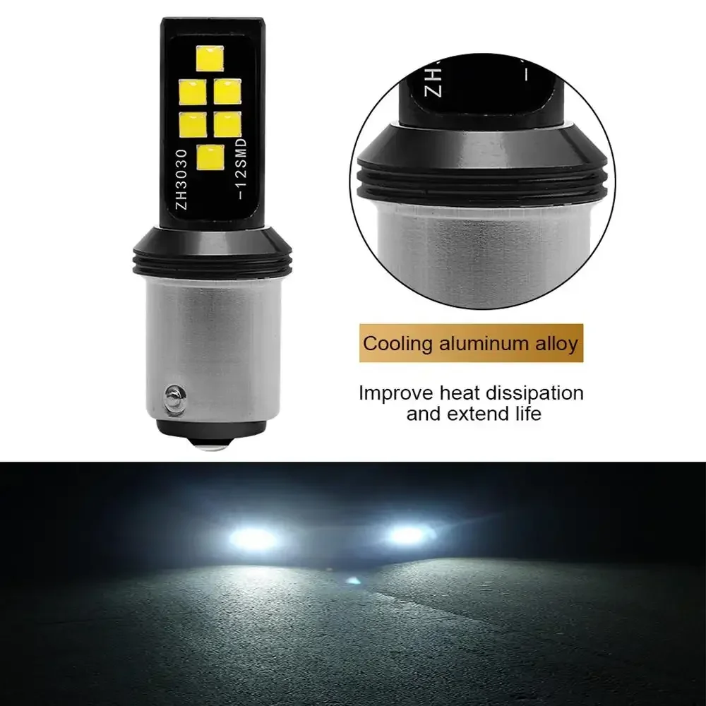 3030 12SMD 극ũ  Ʈκ Ʈ, ڵ Ÿϸ, ڵ ׼,  õ  ȣ , 1x 1156/1157/7440 P21W