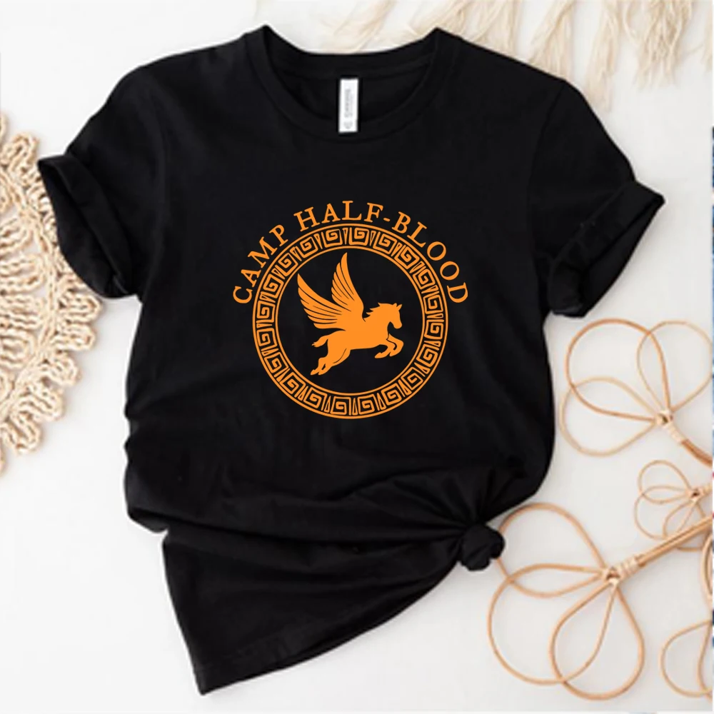 Unisex Camp Half Blood T Shirt Fall Training Camp Game Shirt Aesthetic Percy Jackson Shirts Halloween Magical Gift Harajuku Top 2
