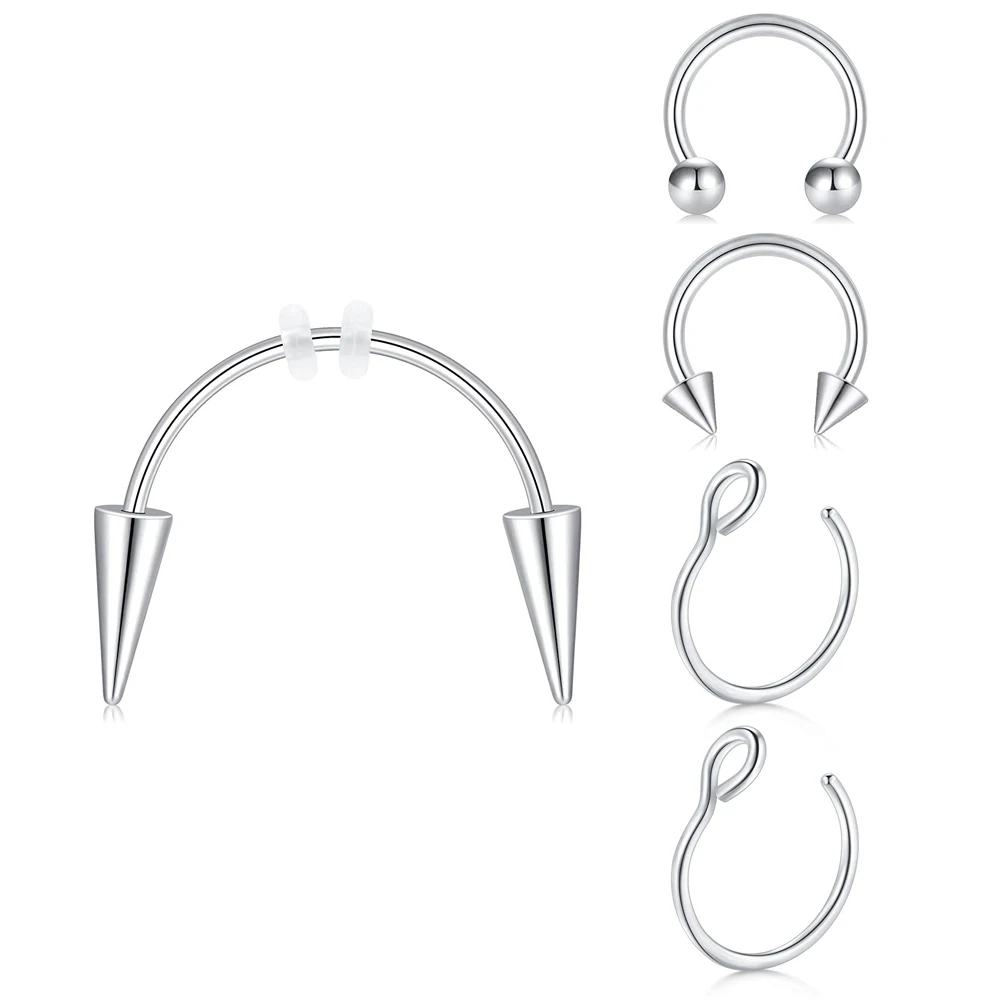 5Pcs 1Pcs Lip Rings Nose Fangs Vampire Teeth Vampire Canine Teeth Tiger 5pcs-1pcs-lip-rings-nose-fangs-vampire-teeth-vampire-canine-teeth-tiger