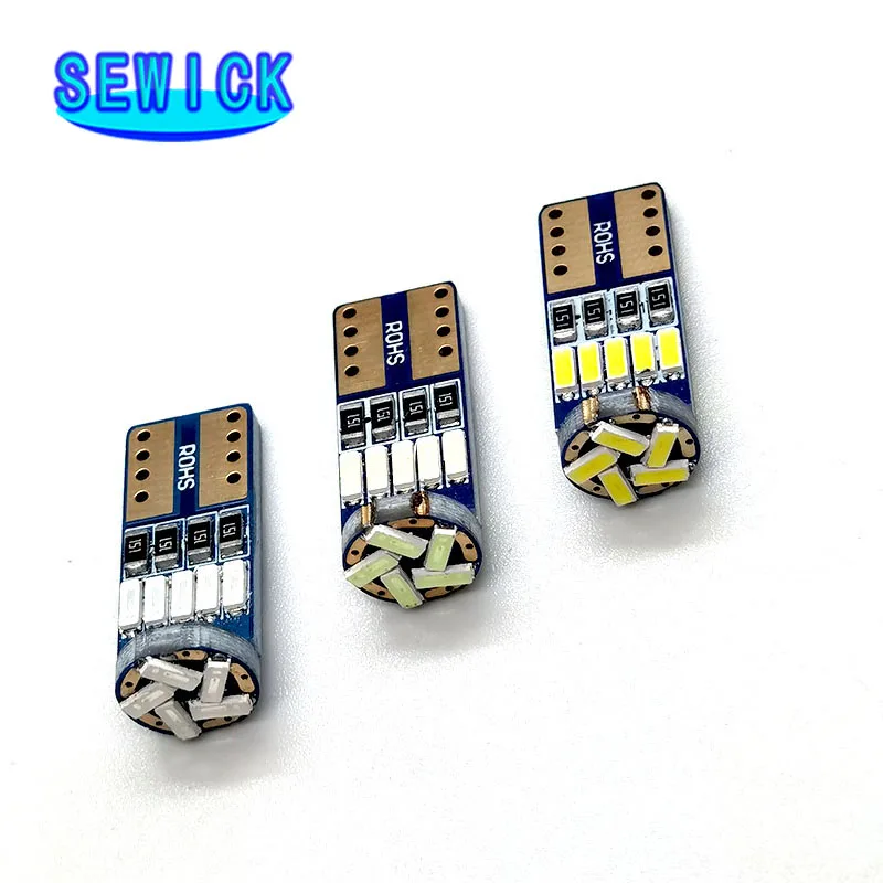 

Скидка 500 шт. чипы T10 15SMD 4014 Led W5W 194 автомобильный Стайлинг боковой Клин карта Дверь Чтение задняя лампа белый DC 12V