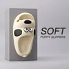 Feslishoet Catroon Dog Thick Slippers Soled Non Slip Slides Bathroom Summer Comfy Shoes Indoor and Outdoor 6