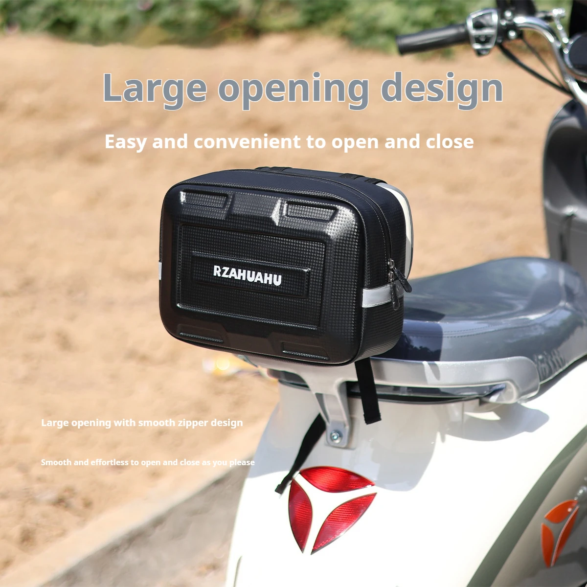 Motorrad tasche Rücksitz Tasche wasserdicht große Kapazität Hänge tasche Aufbewahrung tasche Fahrrad zubehör Motorrad zubehör – Detail 3