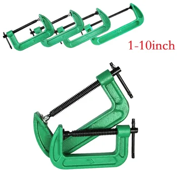 1/2inch G-type Clamp Woodworking Fixture Iron Strong Clamp Heavy Duty Jaw Woodworking Tool Clamp Accessory Tool