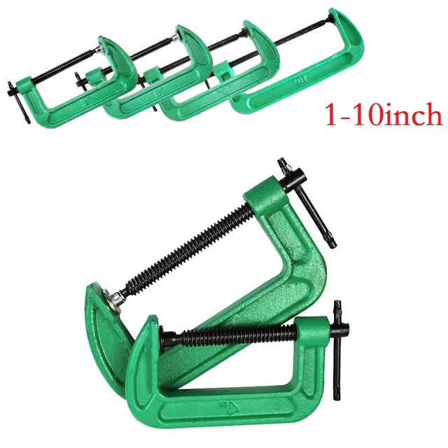 1/2inch G-type Clamp Woodworking Fixture Iron Strong Clamp Heavy Duty Jaw Woodworking Tool Clamp Accessory Tool 1/2inch G-type Clamp Woodworking Fixture Iron Strong Clamp Heavy Duty Jaw Woodworking Tool Clamp Accessory Tool