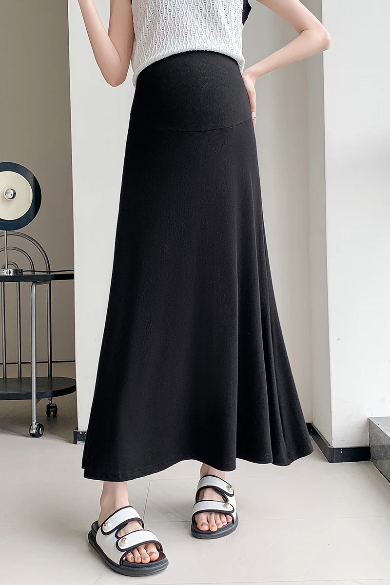 여름용 하이웨이스트 슬림 다용도 중간 길이 랩 엉덩이 피쉬테일 스커트, A라인 핫 슬림 뱃살 하의, 임신 24ss Y2k