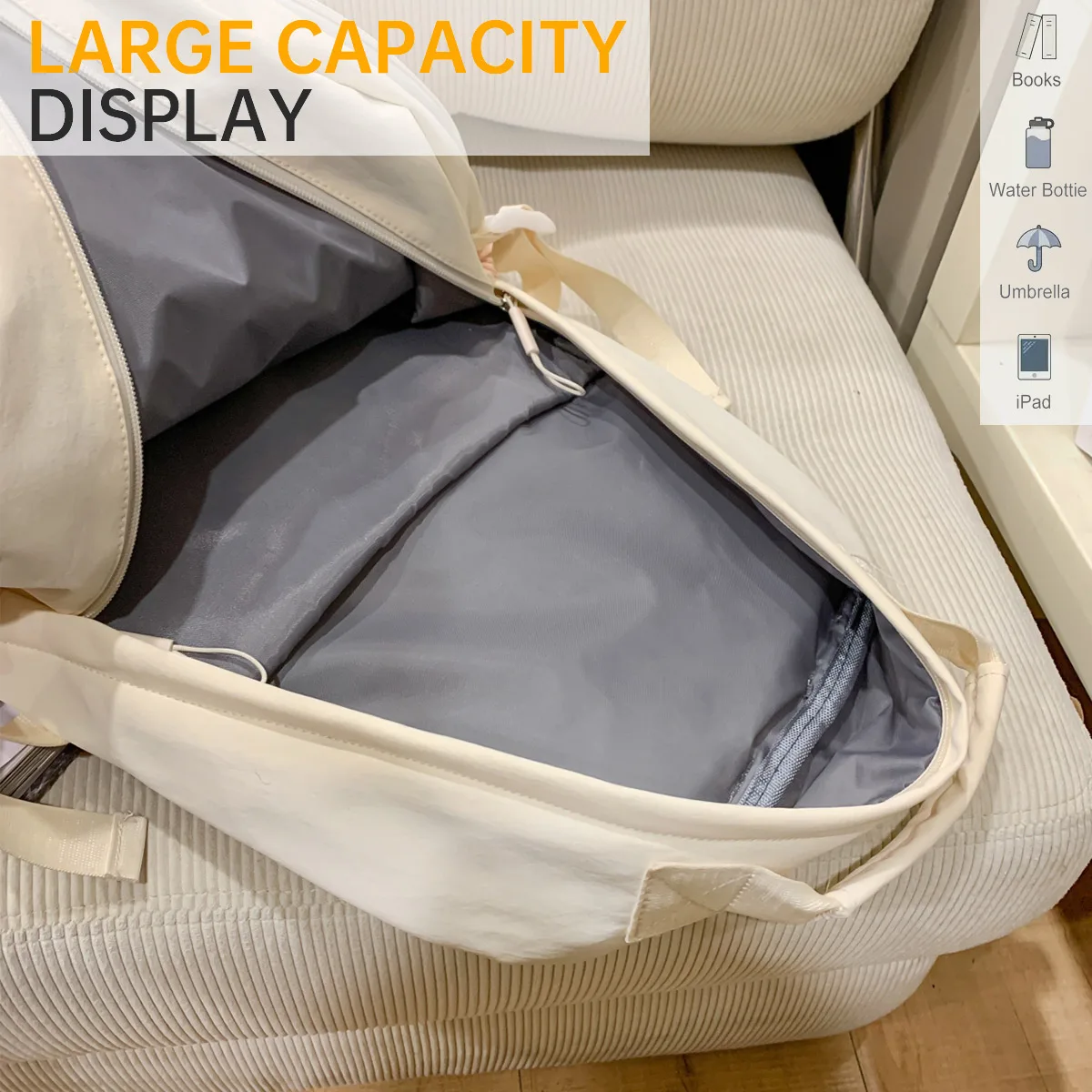 Backpack for College Students, Women's Travel Lightweight Backpack, Travel and Commuting, 16inch Laptop Bag for Middle School Students