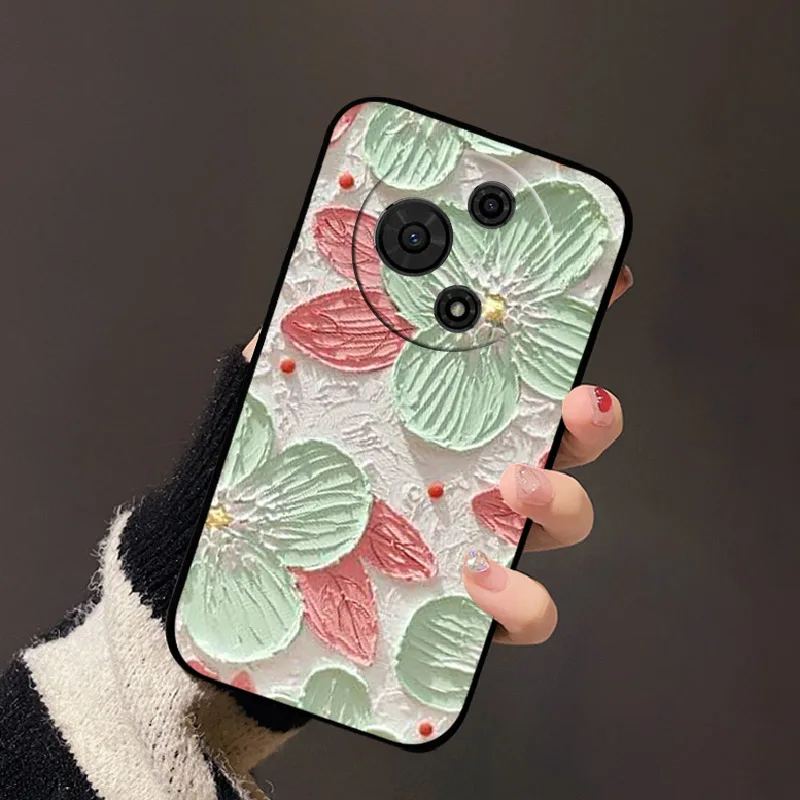 Fashionable Cute Painting Soft TPU Silicone Phone Cover - Protective Case