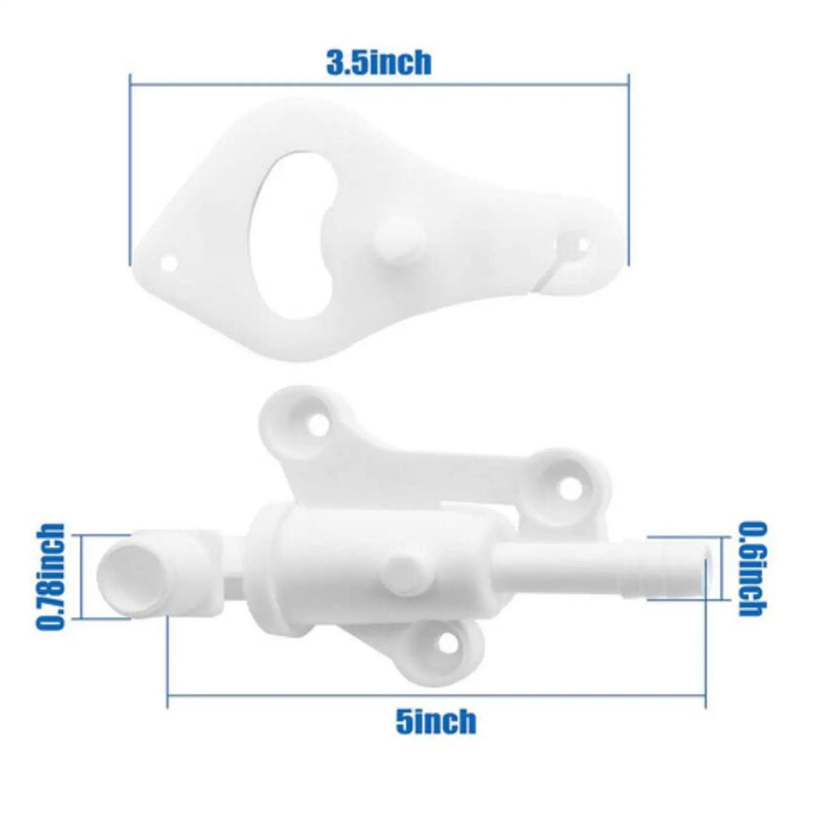 RV 변기 워터 세트, 교체용 RV 변기 부품, 쉬운 설치