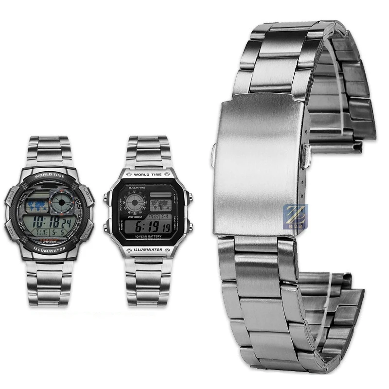 Precision 18mm Solid Stainless Steel Watch Strap