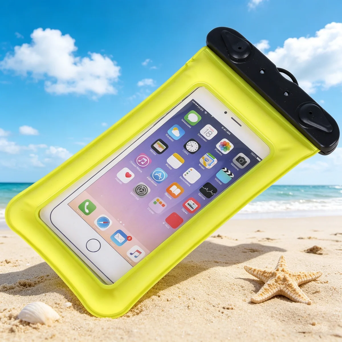 Waterproof Floating Phone Bag with Transparent Touch Screen Access