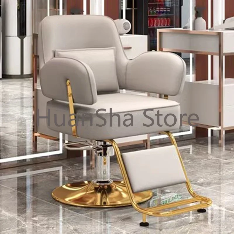 Backrest Aesthetic Salon Chair Hairdressing Luxury Professional Barbers Armchairs Reclining Tattoo Stuhl Barber Furniture LJ50BC stylist saddle tattoo chair aesthetic dressing manicure makeup barbers armchairs reclining cosmetic taburete luxury furniture