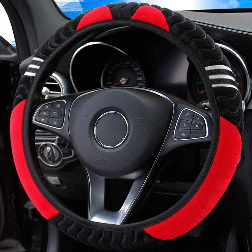 Plush Steering Wheel Cover Soft Little Monster Design