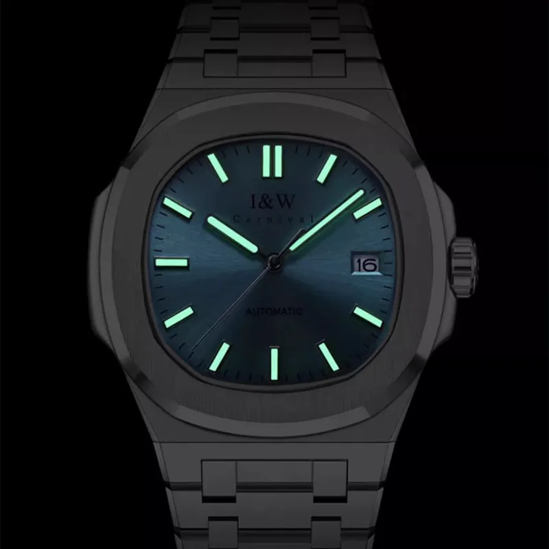 Relogio Masculino CARNIVAL Mechanical Business Watch for Men Brand Luxury Automatic Wrist Watch 30M Waterproof 2024 Reloj Hombre