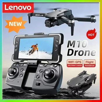 Drone Lenovo M10 Rc 4K con Doppia Fotocamera HD 8K Professionale, Schermo FPV, WIFI, Motore Brushless, Evitamento Ostacoli, Quadricottero Giocattolo