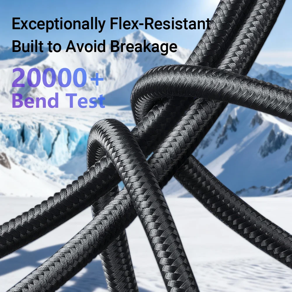 High-Speed Braided USB Type-C Charging & Data Cable