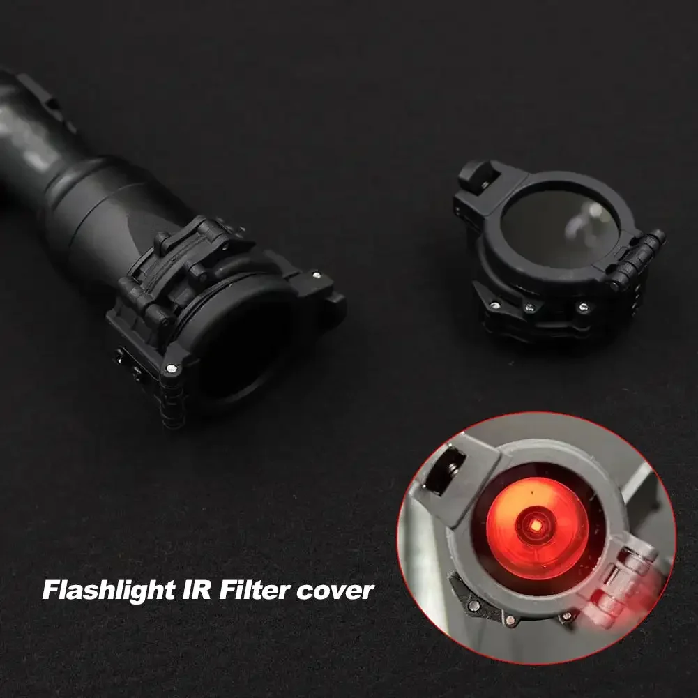 M600 M300 Tactical Flashlight IR Fill Protector Cover for M300B M600B M300C M600C Hunting Weapon Scout Light Accessoires