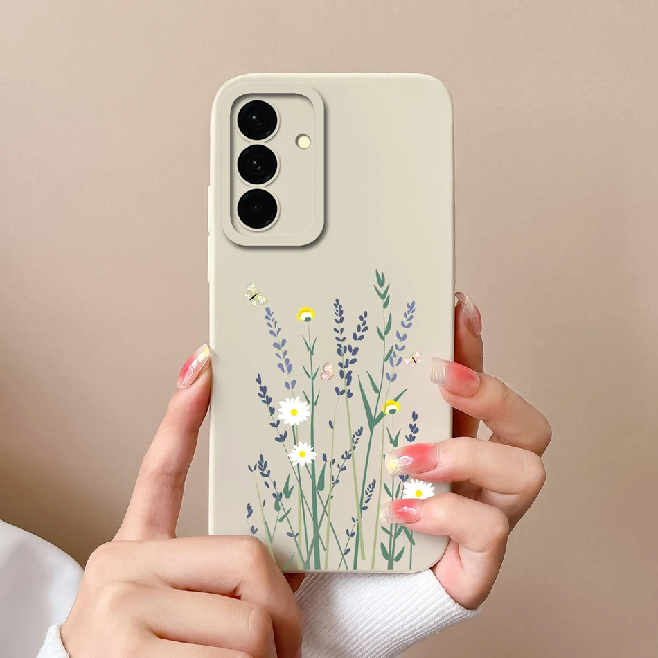 Leisure Flowers Soft Silicone Phone Cover - Full Protection Anti-Drop Housing